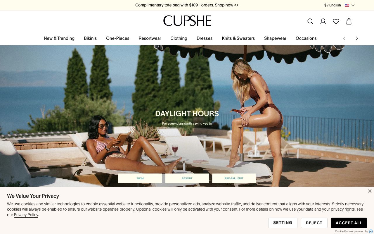 Cupshe 品牌官网