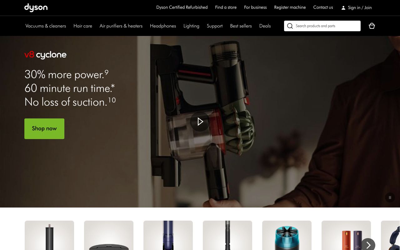 Dyson 品牌官网