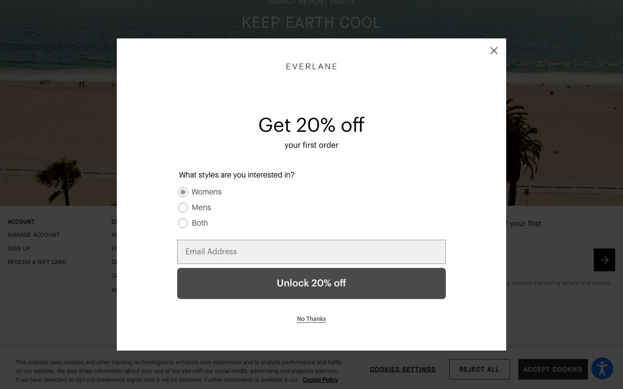 Everlane 品牌官网