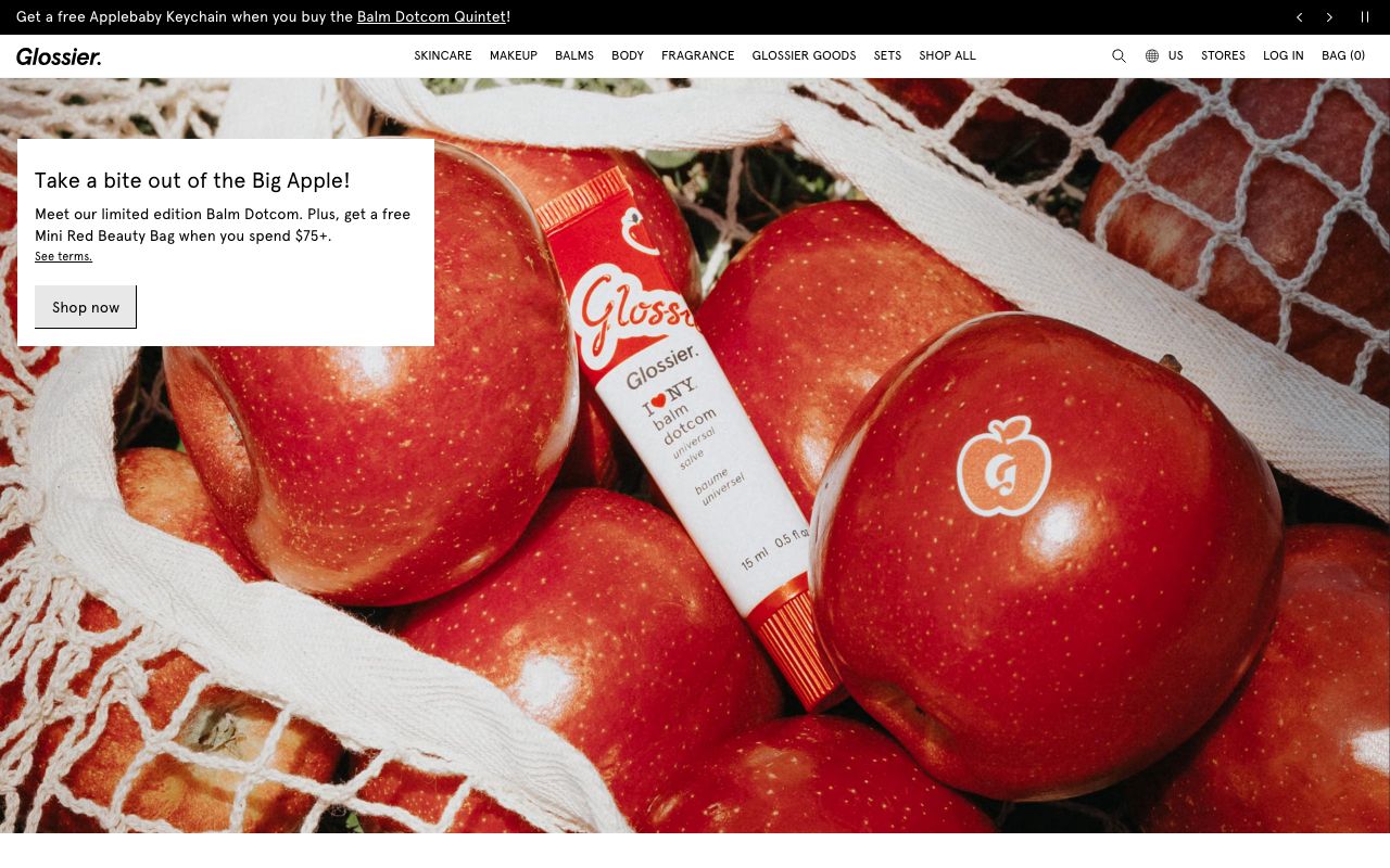 Glossier 品牌官网